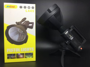 LANTERNA REINCARCABILA 20000LM ,USB, Ultra-Luminoasa, Acumulator Litiu, Rezistenta la Apa, Negru - Img 2