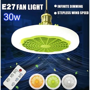 Lustra ventilator pentru tavan 2 in 1 cu Led Alb - Img 4
