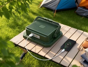 Proiector cu incarcare solara si panou detasabil cu putere 200w - Img 5