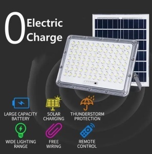 Proiector Solar LED Exterior cu Panou Separat – 3000W / 5000W , IP65 - Img 9
