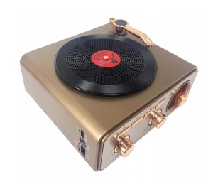 Radio Retro, Meier, Las Vegas, Suport Fm, Am, Sw, Conexiune Usb, Cititor Carduri Microsd, Suport Bluetooth, 15, 5 Cm X 16, 5 Cm X 9 Cm, Aurit - Img 5