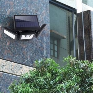 Set 2 x PROIECTOR SOLAR 3 CASETE, 74 LED-uri si senzor de miscare - Img 4