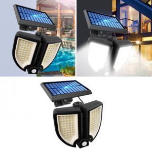SET 2 X PROIECTOR SOLAR 60W - SENZOR MISCARE - TELECOMANDA - Img 4
