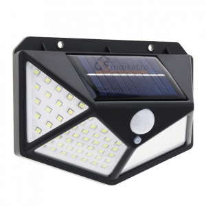 SET - 4 LAMPI SOLARE 100 LED-URI + LANTERNA CAP CADOU - Img 5