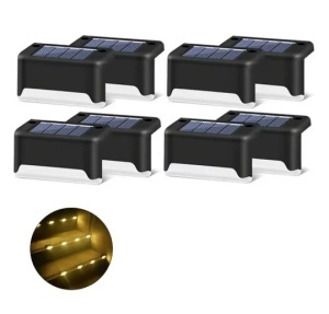 Set 8 lampi solare pentru trepte sau terase, senzor de lumina - Img 1