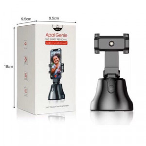 Suport smart pentru telefon tip robot cameraman, urmarire automata a persoanelor/obiectelor, recunoastere faciala, rotatie 360° - Img 3