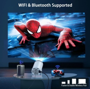 VIDEOPROIECTOR ANDROID - WiFi 6 Bluetooth 4K PlayStore - Img 6