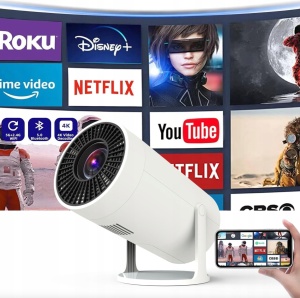 VIDEOPROIECTOR ANDROID - WiFi 6 Bluetooth 4K PlayStore