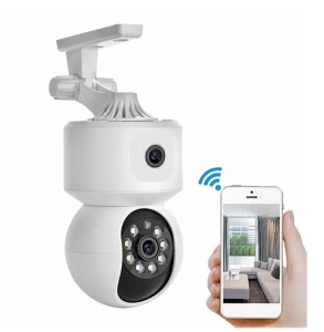 Baby Monitor camera supraveghere dubla 2 lentile 5 MP LAH-R11 ICSEE - Img 3