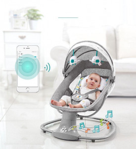 Balansoar copii 8105 electric cu bluetooth si telecomanda 3 in 1 - Img 6