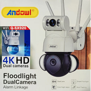 Camera dubla 4K HD Wifi cu vedere bidirectionala Model QSX920 - Img 3