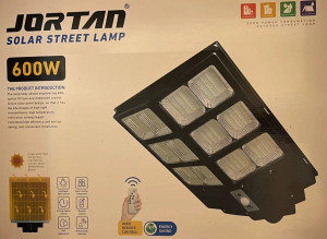 Lampa Solara Dubla Jortan 600W Leduri Generatie Noua, Telecomanda, Suport Metalic, Lumina Puternica - Img 5