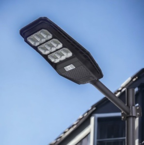 Lampa solara stradadala cu panou integrat, 300W, 360LED, cu telecomanda - Img 2