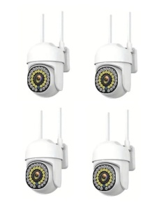 Pachet 4 x Cameră de Supraveghere Smart WIFI, 36 LED-uri, HD, IP66 - Img 1
