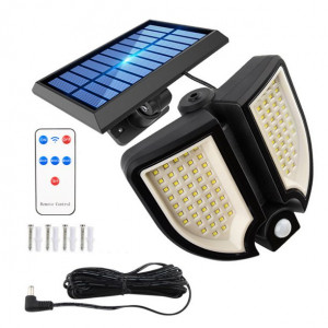 SET 2 X PROIECTOR SOLAR 60W - SENZOR MISCARE - TELECOMANDA - Img 5