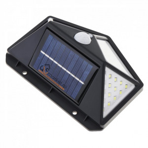 SET - 4 LAMPI SOLARE 100 LED-URI + LANTERNA CAP CADOU - Img 6