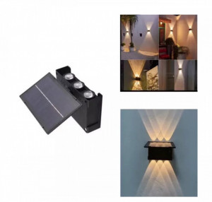 SET 4 LAMPI SOLARE BIDIRECTIONALE CU 6 LED - Img 4
