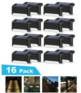 Set 8 lampi solare pentru trepte sau terase, senzor de lumina - Img 3