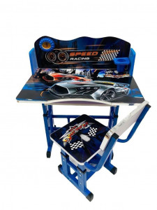 Set birou si scaunel, pentru copii, lemn si metal, +2 ani B1