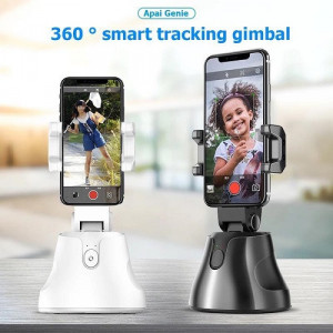 Suport smart pentru telefon tip robot cameraman, urmarire automata a persoanelor/obiectelor, recunoastere faciala, rotatie 360° - Img 4