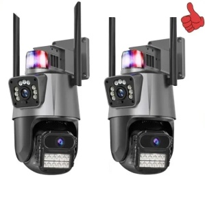 2 X CAMERA SUPRAVEGHERE DUBLA 8MP ULTRA HD ZOOM 8X WIFI - Img 2