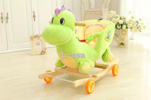 Balansoar Muzical Cu Spatar Dinozaur