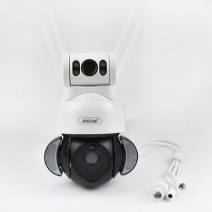 Camera dubla 4K HD Wifi cu vedere bidirectionala Model QSX920 - Img 1
