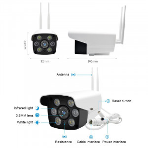 CAMERA SUPRAVEGHERE IP WIRELESS 1080P + card memorie 32GB - Img 5