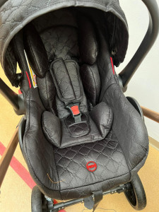 Carucior 3 In 1, Scoica, Landou si Sport, Reversibil Si Cu Suspensii T6, Negru - Img 3