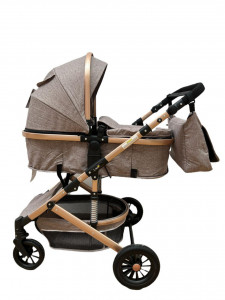 Carucior 3 In 1, T2, Scoica, Landou si Sport, Reversibil Si Cu Suspensii,Gri - Img 7