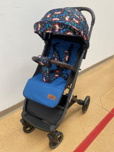 Carucior sport, Baby Sport, 608S , compatibil pe avion, albastru
