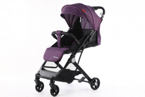 Carucior sport copii, pliere compacta pentru avion, cu sistem troller, C8 mov