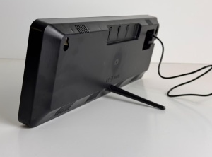 Ceas digital LED de perete/masa, ecran mare de 35x13 cm, Ora/Data/Ziua/Temperatura, Bluetooth - Img 6