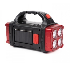 Lanterna cu incarcare solara LED HB-2678 25W, COB lateral, Power Bank, slot USB - Img 4