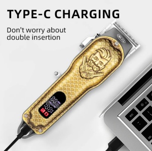 Masina De Tuns Profesional Cu Acumulator BARBERSHOP KH-105T - Img 2