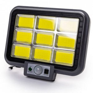 PROIECTOR SOLAR 294LED COB 60W SENZOR MISCARE SI TELECOMANDA - Img 1