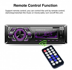 Radio MP3 auto 1403, Bluetooth, Auxiliar , Card Reader, USB, Telecomanda - Img 5