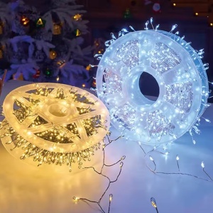 Rola Ghirlandă LED 1000 Mini 50m – Fir cupru, Iluminat Interior/Exterior, Culori Disponibile: Alb Cald, Alb Rece, Multicolor - Img 8