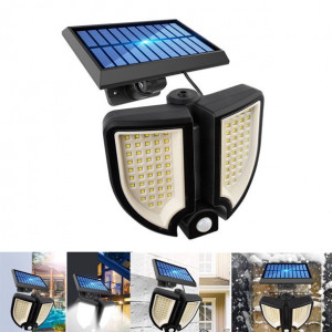 SET 2 X PROIECTOR SOLAR 60W - SENZOR MISCARE - TELECOMANDA - Img 6