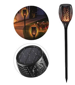 SET 8 LAMPI SOLARE TIP TORTA FLACARA 61CM - Img 7