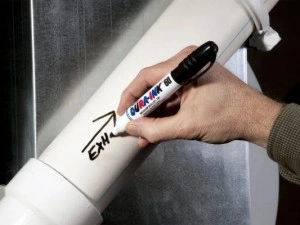 Marker cu cerneală permanentă DURA-INK 60, negru - Img 2