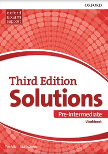 SOLUTIONS PRE-INTERMEDIATE RADNA SVESKA ZA 1. RAZRED SREDNJE