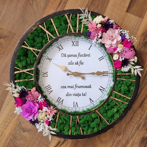 Ceas cu Licheni si plante criogenate - Model 2