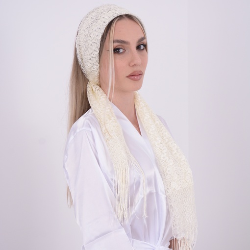 Esarfa dezgatit Mireasa - Model 13