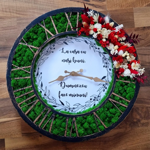 Ceas cu Licheni si plante criogenate - Model 1