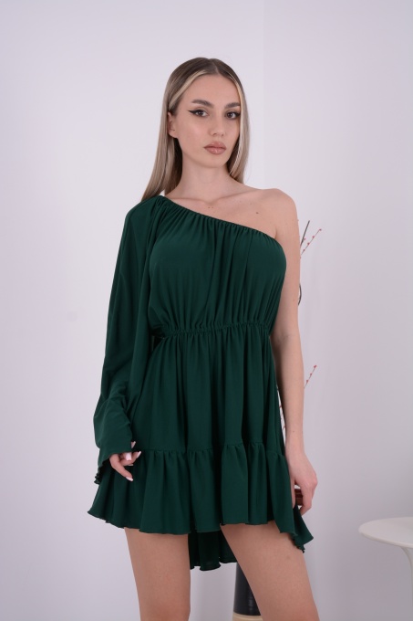 Rochie domnisoare de onoare Amber Verde Brad