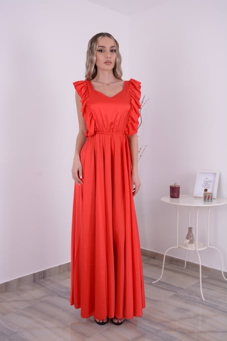 Rochie domnisoare de onoare Katarina - Rosu