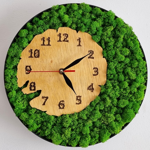 Ceas cu Licheni Hand Made