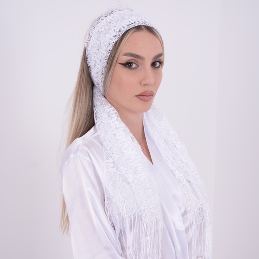 Esarfa dezgatit Mireasa - Model 12
