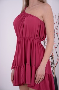 Rochie domnisoare de onoare Amber Magenta - Img 5